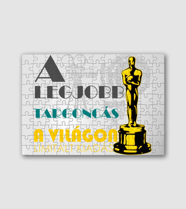 Oscar díjas TARGONCÁS minta fehér pólón