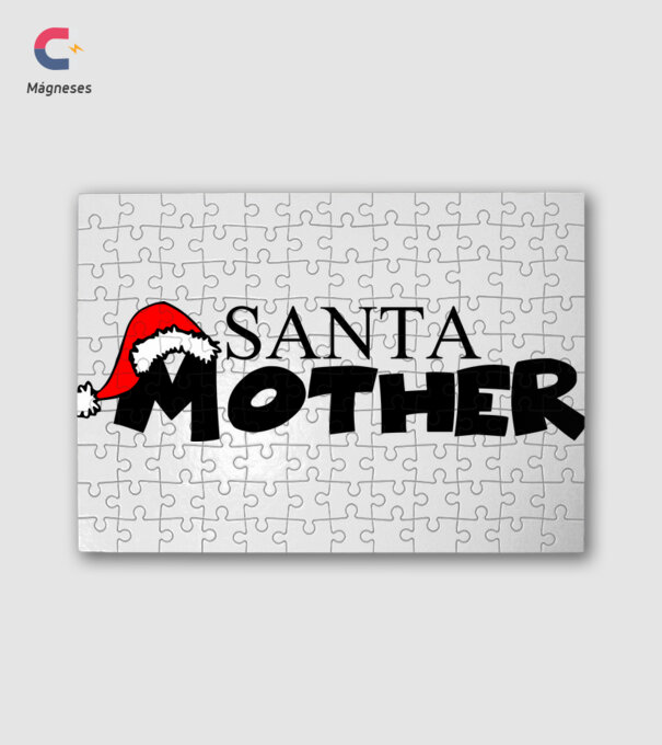 santa mother minta fehér pólón