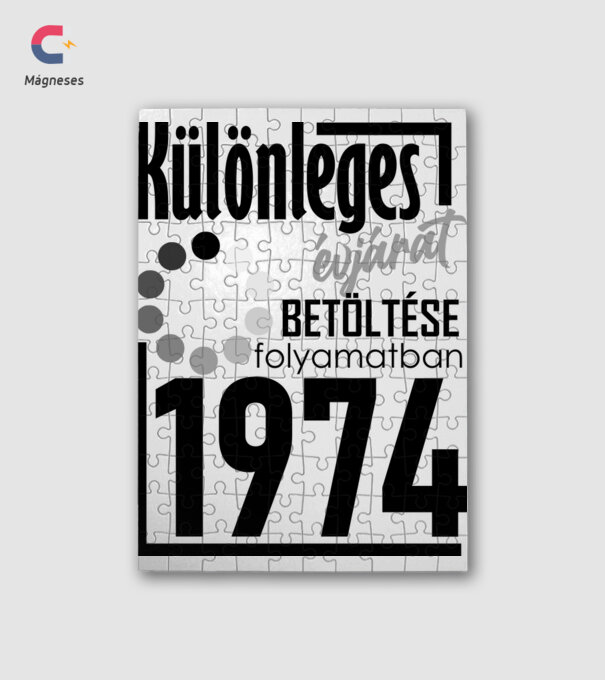 1974 betöltés minta fehér pólón