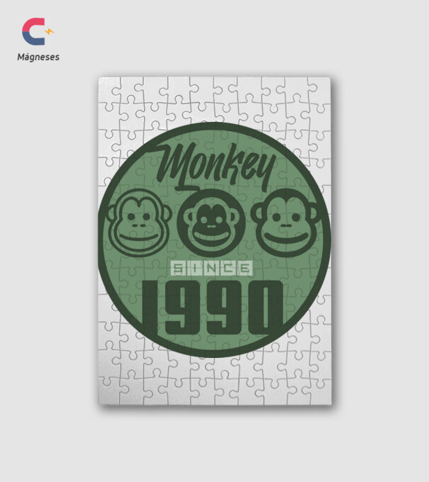 monkey 1990 minta fehér pólón