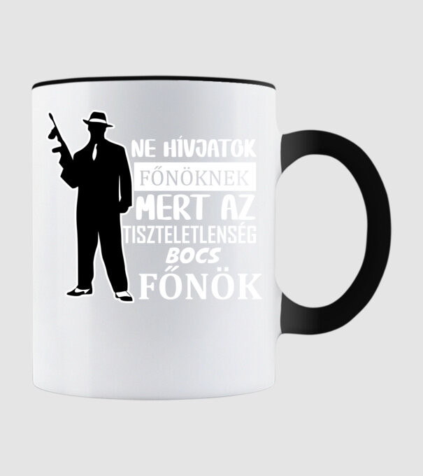 OSCAR ne hívjatok fehér minta fekete pólón