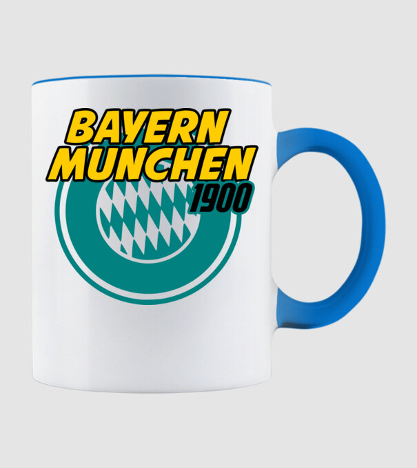 bayern minta világoskék pólón