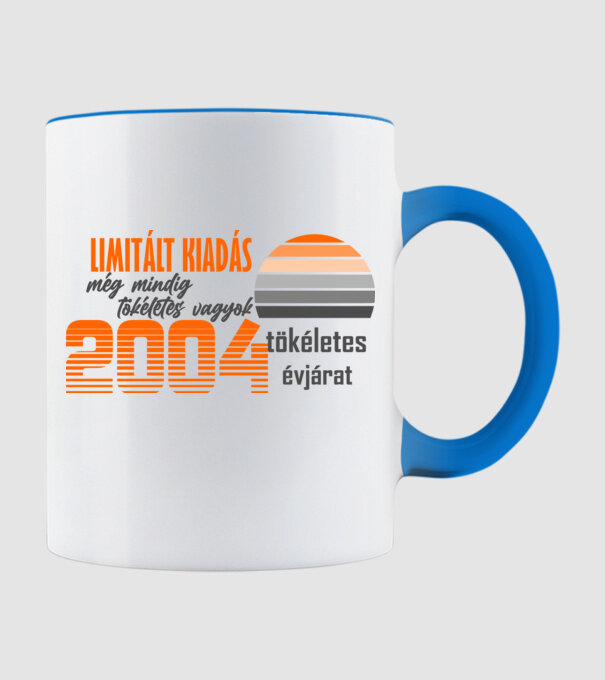 limitált kiadás 2004 minta világoskék pólón