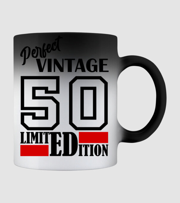 50 limited minta fekete pólón