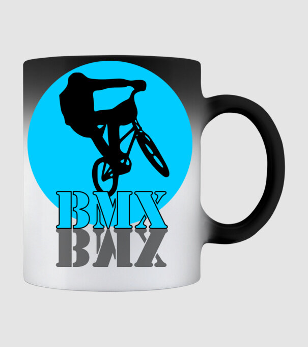 BMX blue minta fekete pólón