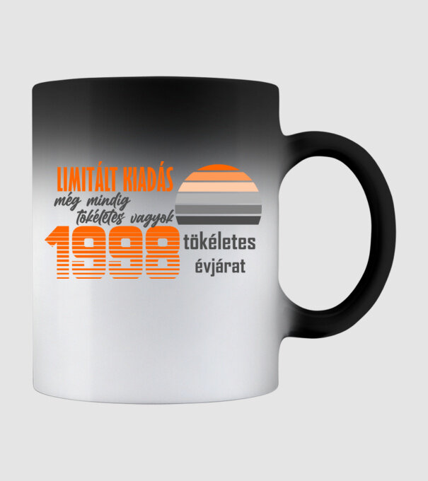 limitált kiadás 1998 minta fekete pólón
