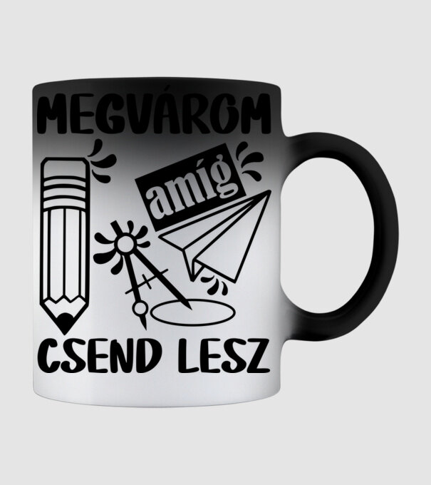tanár minta minta fekete pólón