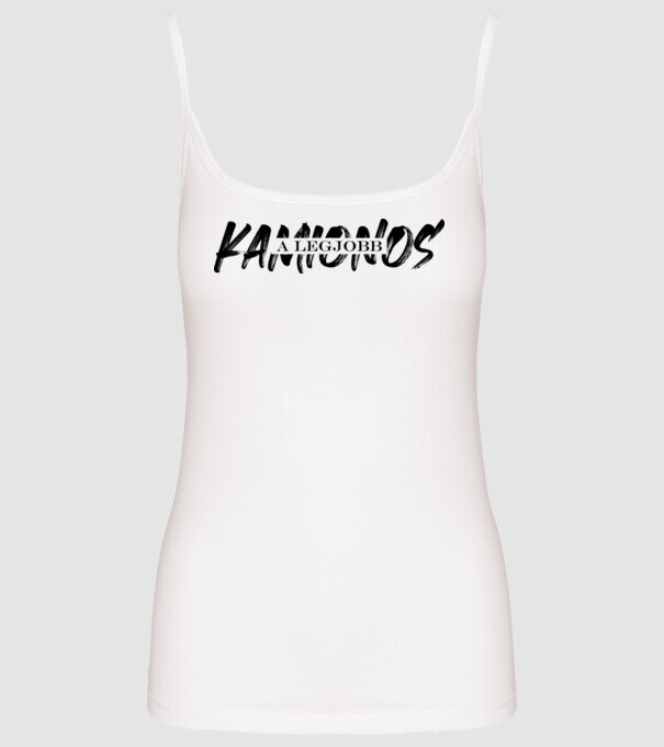 Kamionos a legjobb.pn minta fehér pólón