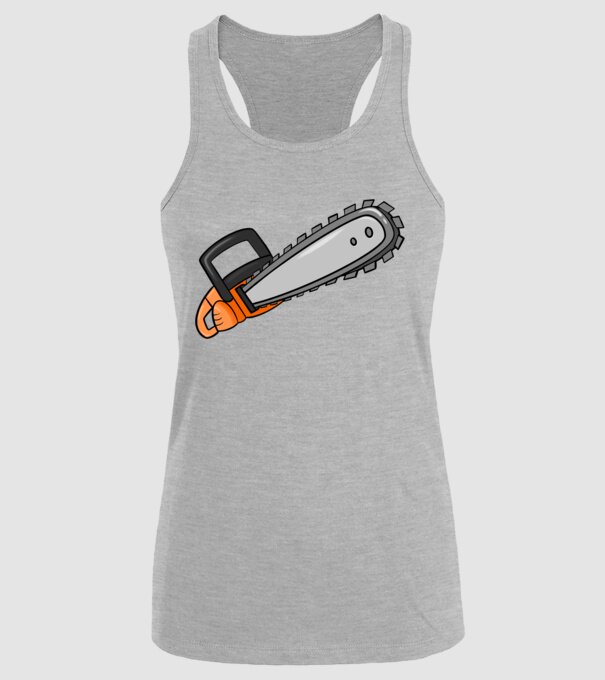 Stihl minta szürke pólón