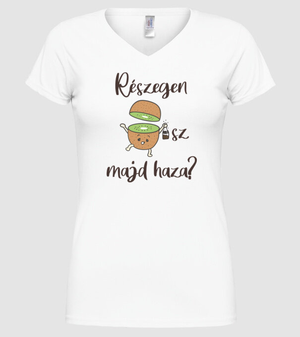 részegen kivisz majd haza minta fehér pólón