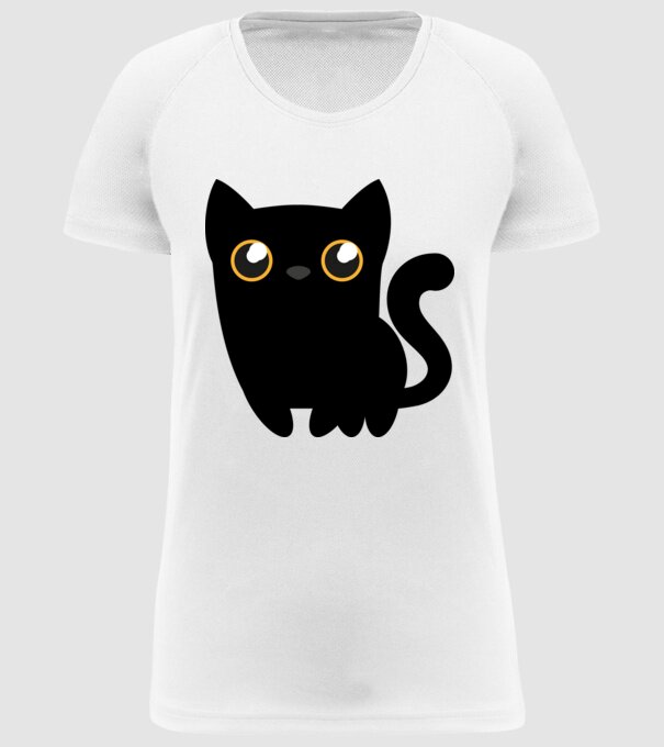 cat-04 minta fehér pólón