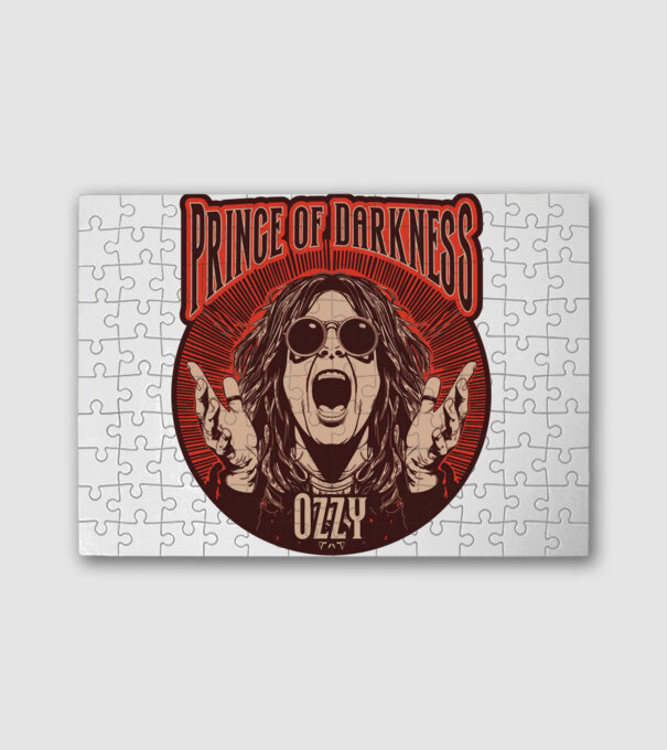 Ozzy - Prince of Darkness minta fehér pólón