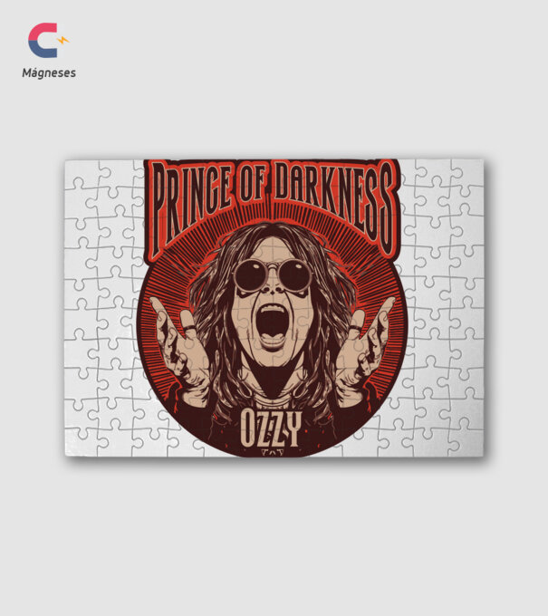 Ozzy - Prince of Darkness minta fehér pólón