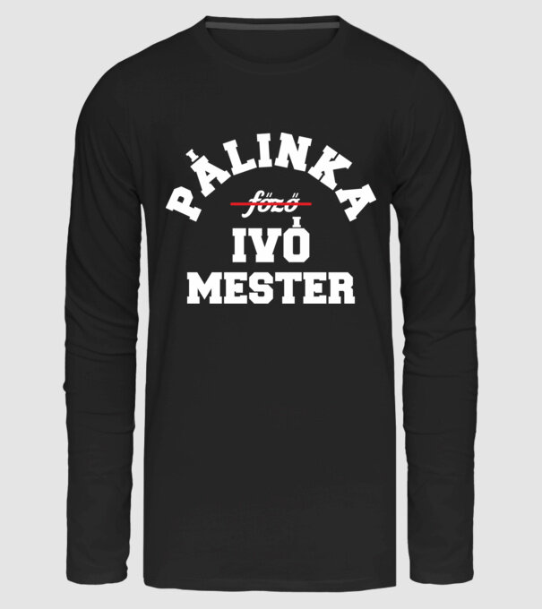 Pálinka minta fekete pólón