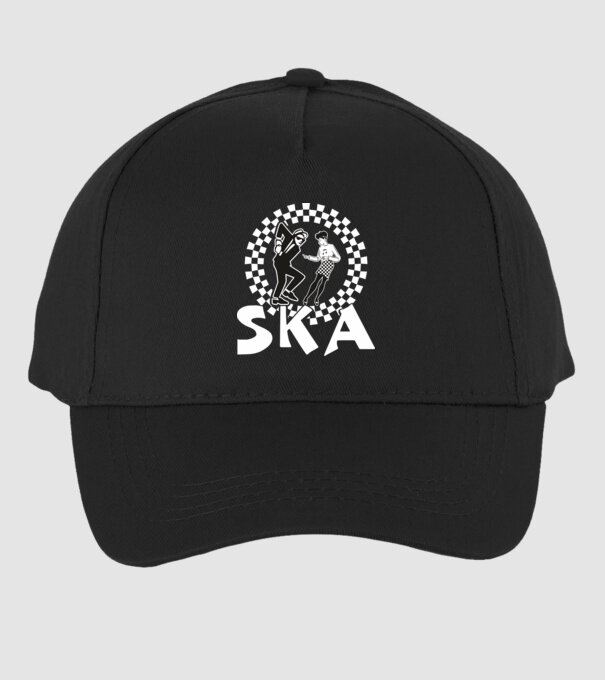 Ska minta fekete pólón