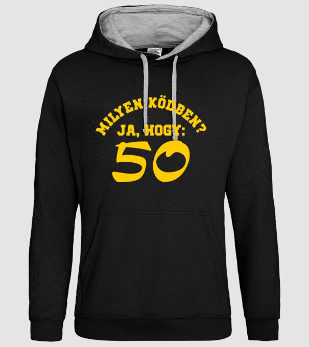 Szülinap 50 minta fekete pólón