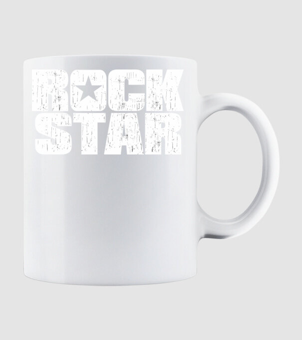 RockStar minta fehér pólón