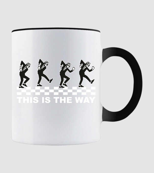 This is the ska way minta fekete pólón