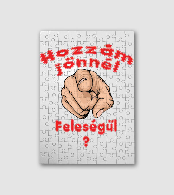 Hozzám Jönnél Feleségül minta fehér pólón