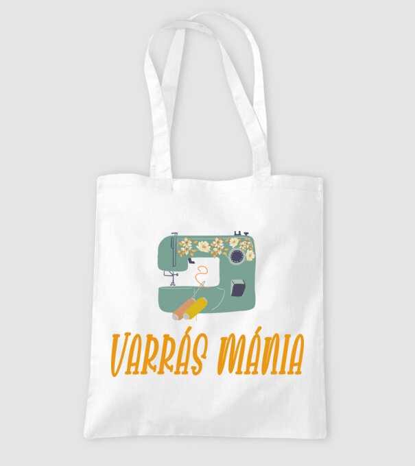 varrás_mánia minta fehér pólón