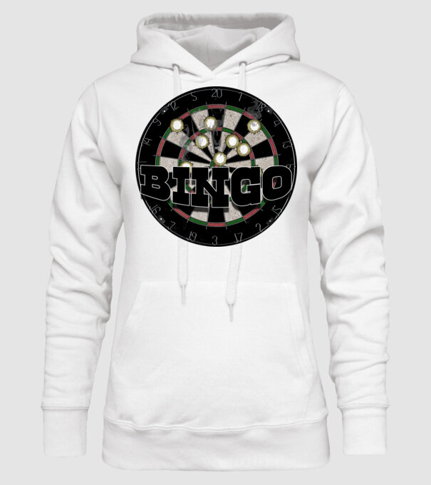 Bingo minta fehér pólón