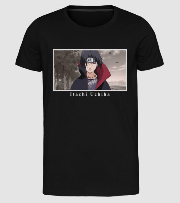Itachi minta fekete pólón