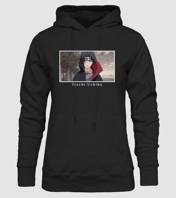 Itachi minta fekete pólón