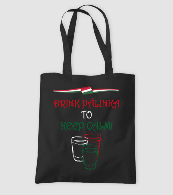 drikn-palinkatokeepcalm minta fekete pólón