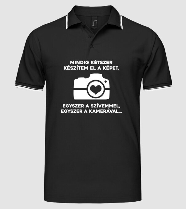 Mindig kétszer... Fotósoknak minta fekete pólón