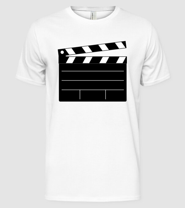Csapó - videósoknak, filmeseknek minta fehér pólón