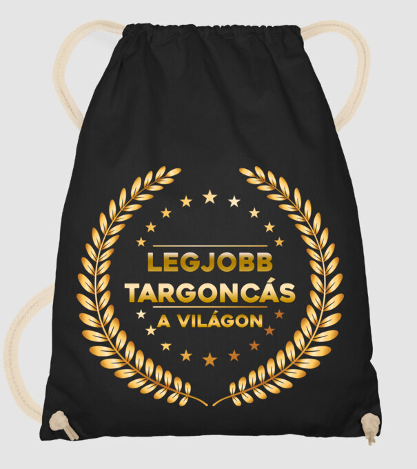 Legjobb targoncás a világon minta fekete pólón