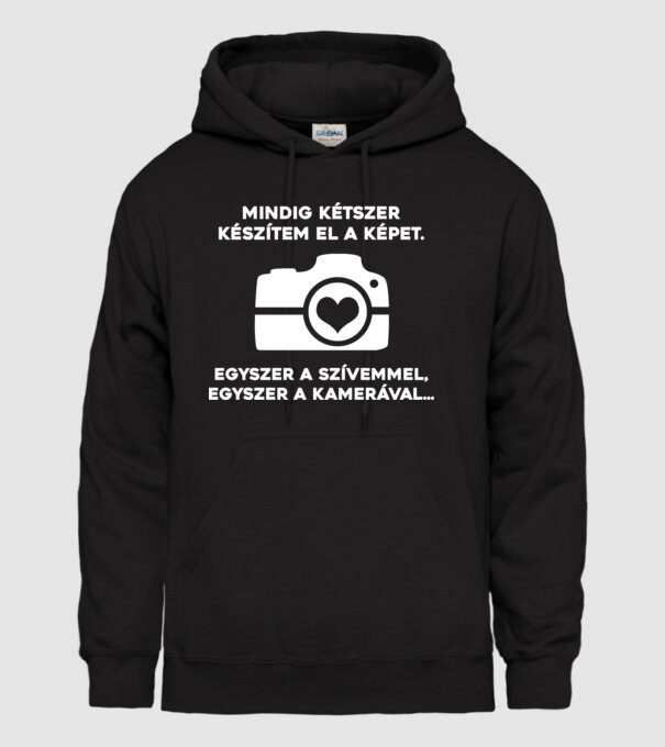 Mindig kétszer... Fotósoknak minta fekete pólón