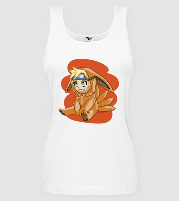 Baby Naruto minta fehér pólón