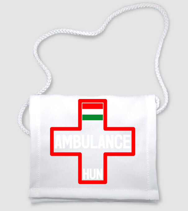 Ambulance HUN minta fehér pólón