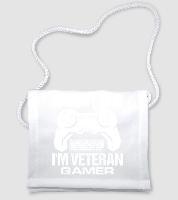 Not old Veteran - Gamer minta fehér pólón