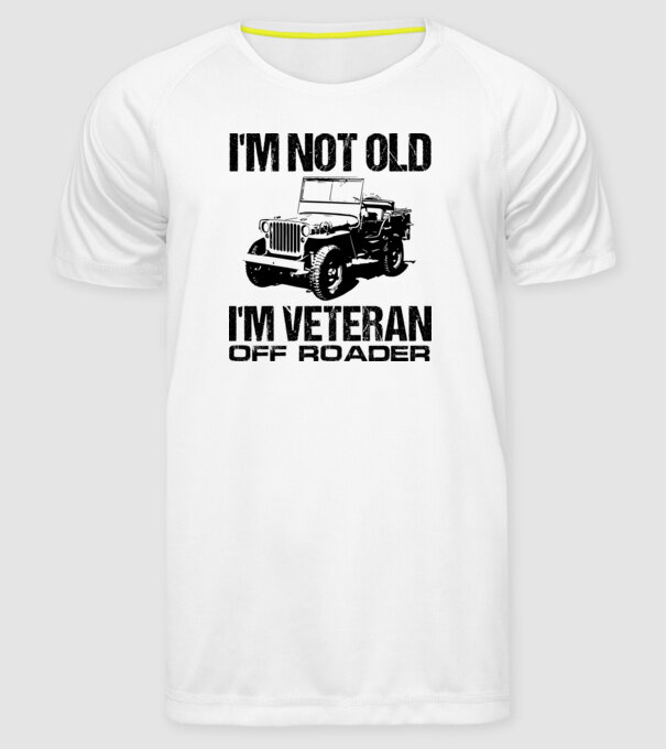 Veteran - OFF Roader minta fehér pólón