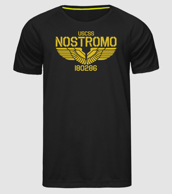 USCSS Nostromo minta fekete pólón