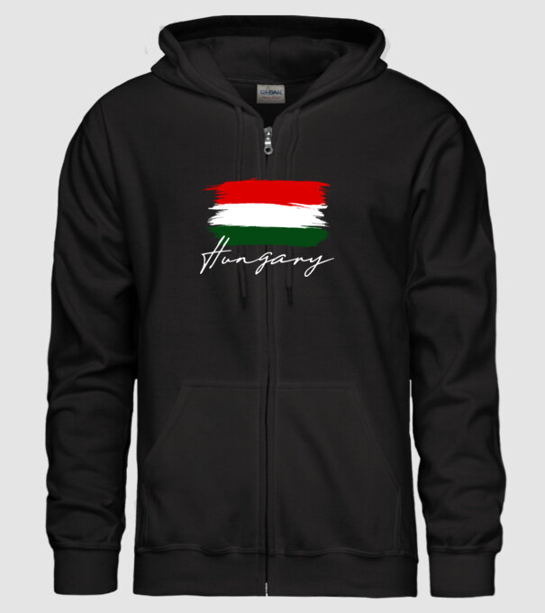 Hungary  minta fekete pólón