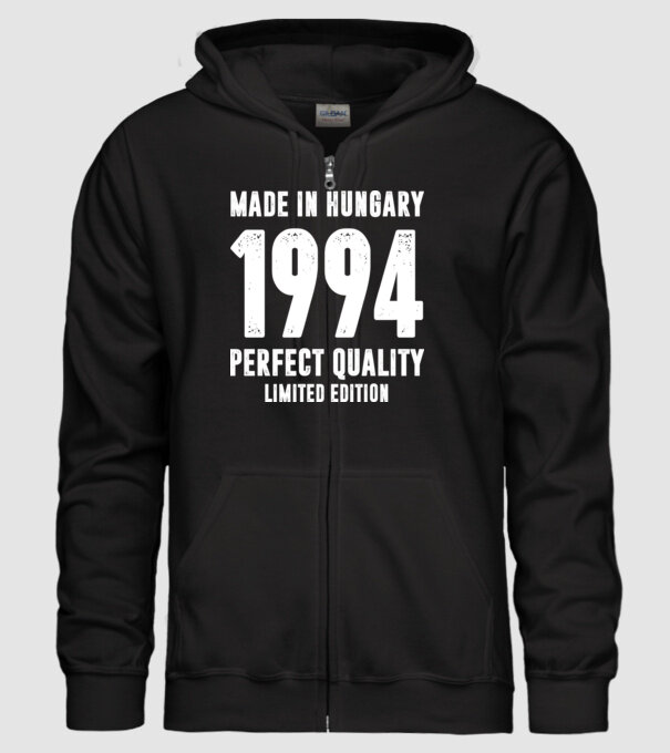 Made in hungary 1994 minta fekete pólón