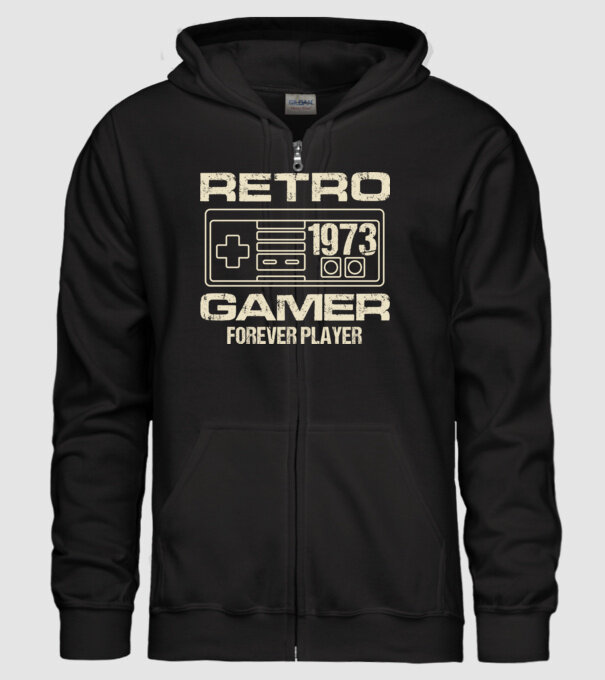 Retro Gamer 1973 minta fekete pólón