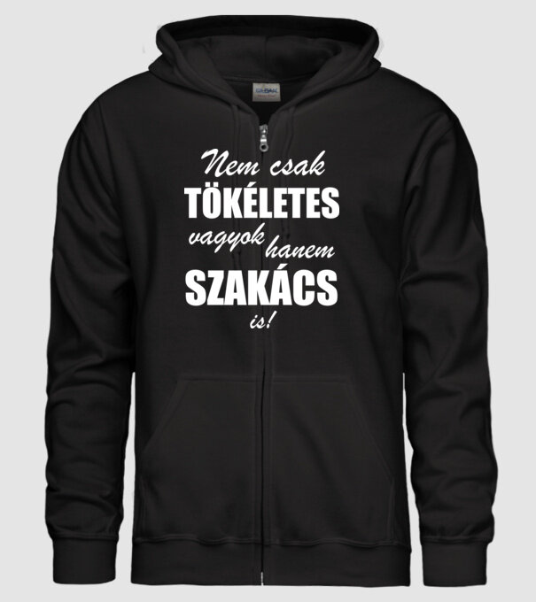 Tökéletes szakács minta fekete pólón
