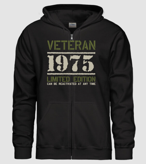 Veteran_1975 minta fekete pólón