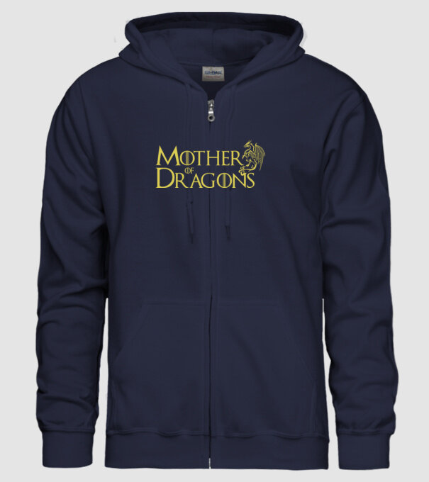 Mother of Dragons  minta sötétkék pólón