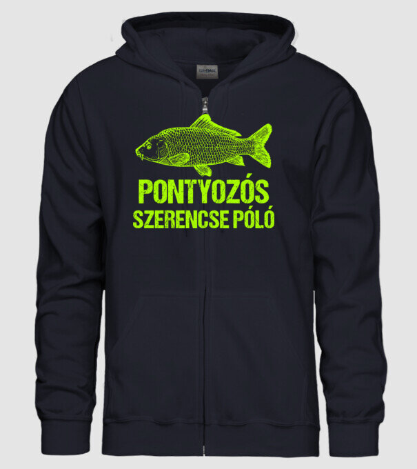 Pontyozós Póló minta sötétkék pólón