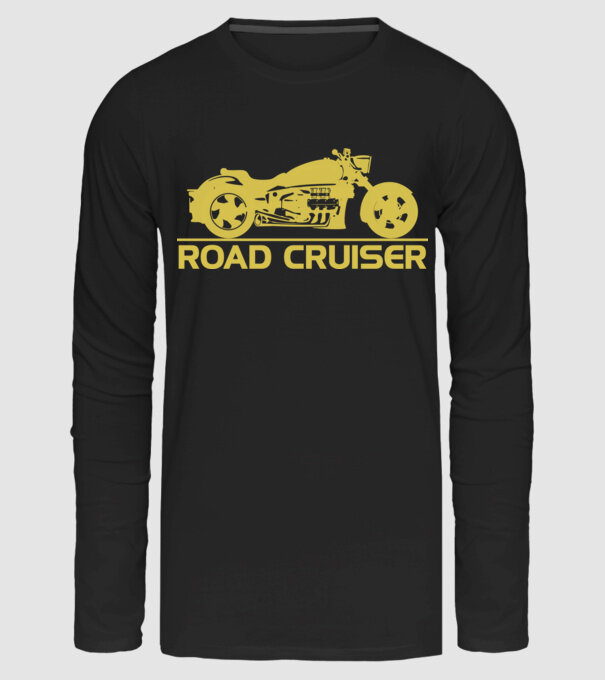Road Cruiser minta fekete pólón