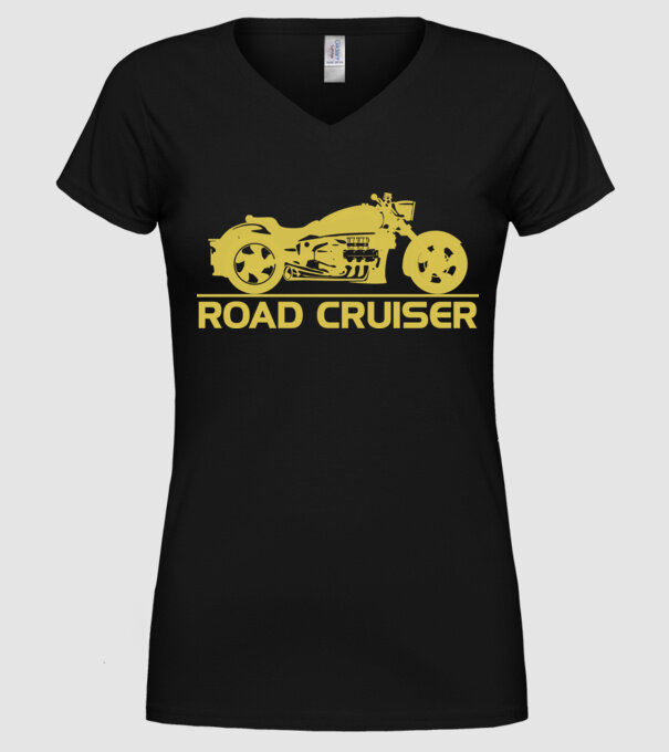Road Cruiser minta fekete pólón