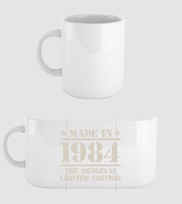 Made in 1984 minta fehér pólón