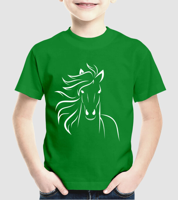 Tribal Mustang minta zöld pólón