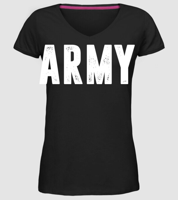 ARMY (Dreamwalker type) minta fekete pólón
