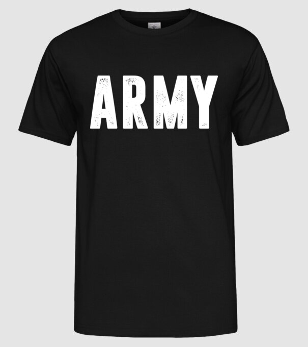 ARMY (Dreamwalker type) minta fekete pólón
